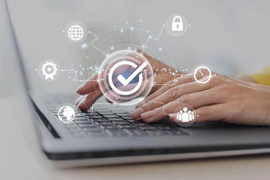 Standard Quality Control Collage Concept